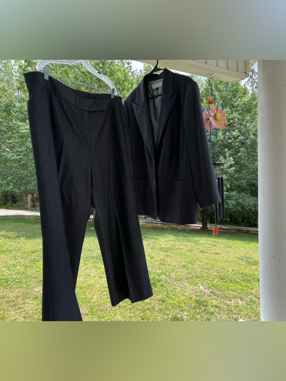 Black Women's Blazer & Trouser Suit Jacket Set